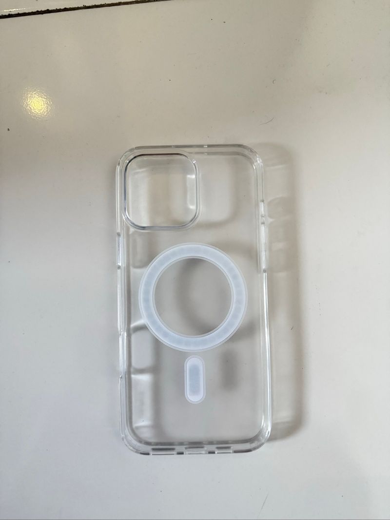 Case Transparan MagSafe iPhone 16 Pro Max Clear Shockproof, foto 2