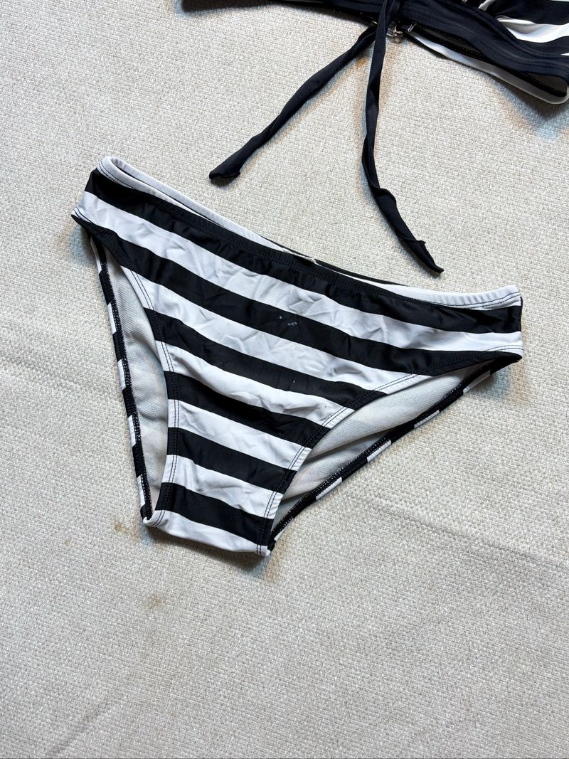 pierre cardin paris striped summer beach bikini set, foto 4