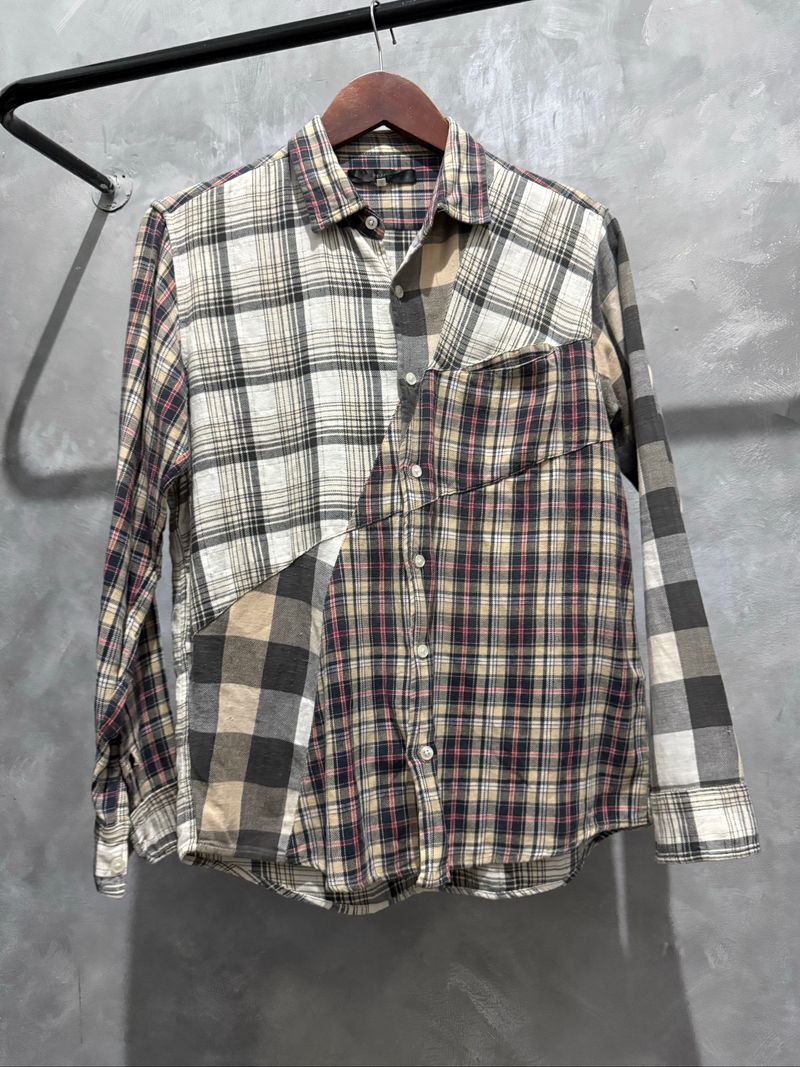 2000s Beams Sewn Flannel Needles 7 cut, foto 3