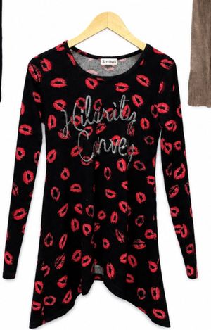Sorridere y2k kissmark knit with sequine