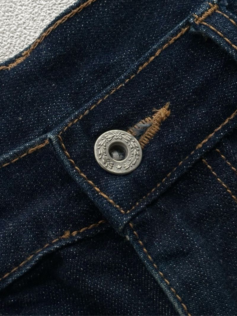 INDIGO DENIM MASTER SELVEDGE REDLINE DENIM PANTS, foto 7