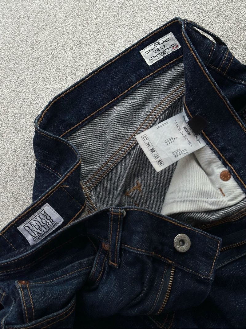 INDIGO DENIM MASTER SELVEDGE REDLINE DENIM PANTS, foto 8
