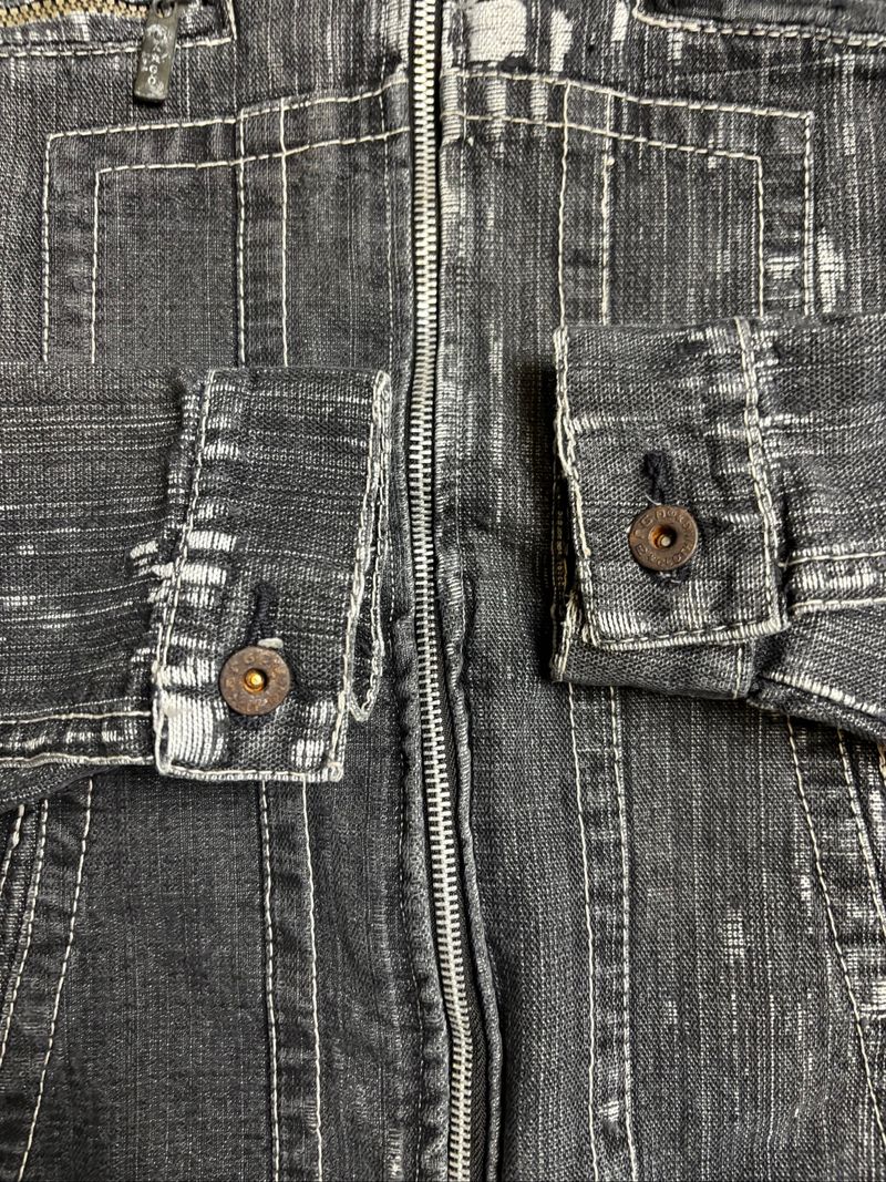 Denim Jackets Racing Ripped, foto 5