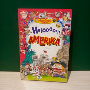 Komik World Tour Series 1 Halo Amerika (EduComics)
