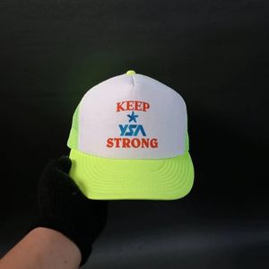 YSA - KEEP STRONG - Topi Trucker Cap Unisex Two Tone