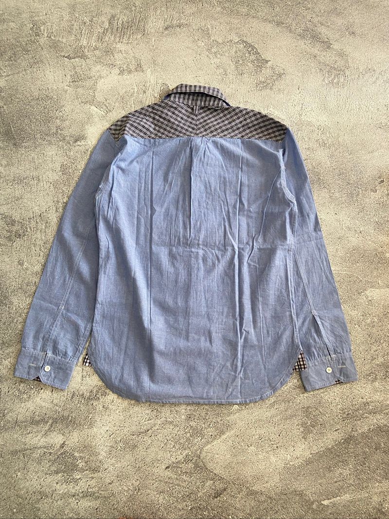 Junya watanabe x CDG checkerd button up shirt, foto 8