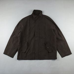 Golden bear faux suede parka size L pria G089