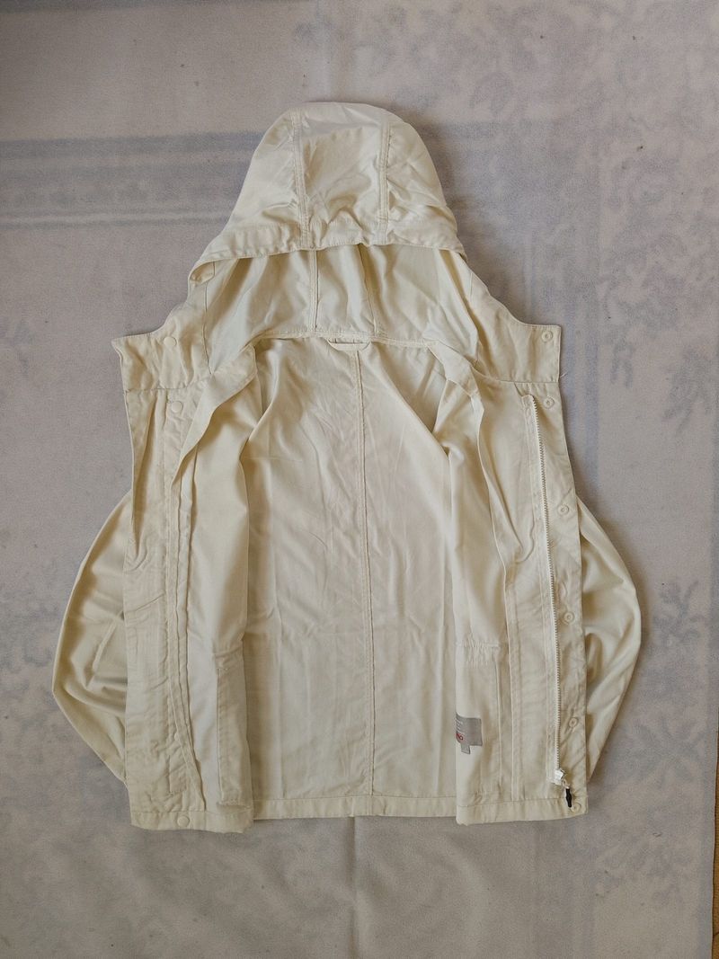 Jaket Canvas Boxy Oversize Gemoy SPAO Cream Second, foto 2