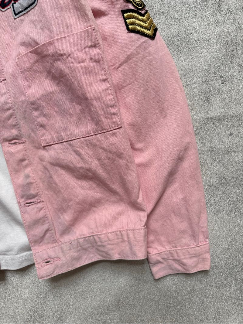 VINTAGE MILITARY SOFT PINK JACKET, foto 4