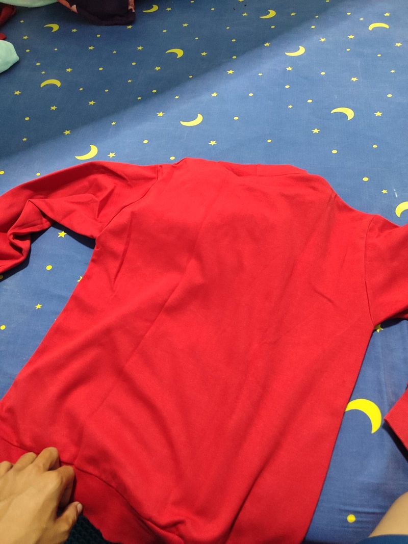 Hoodie merah topten, foto 3