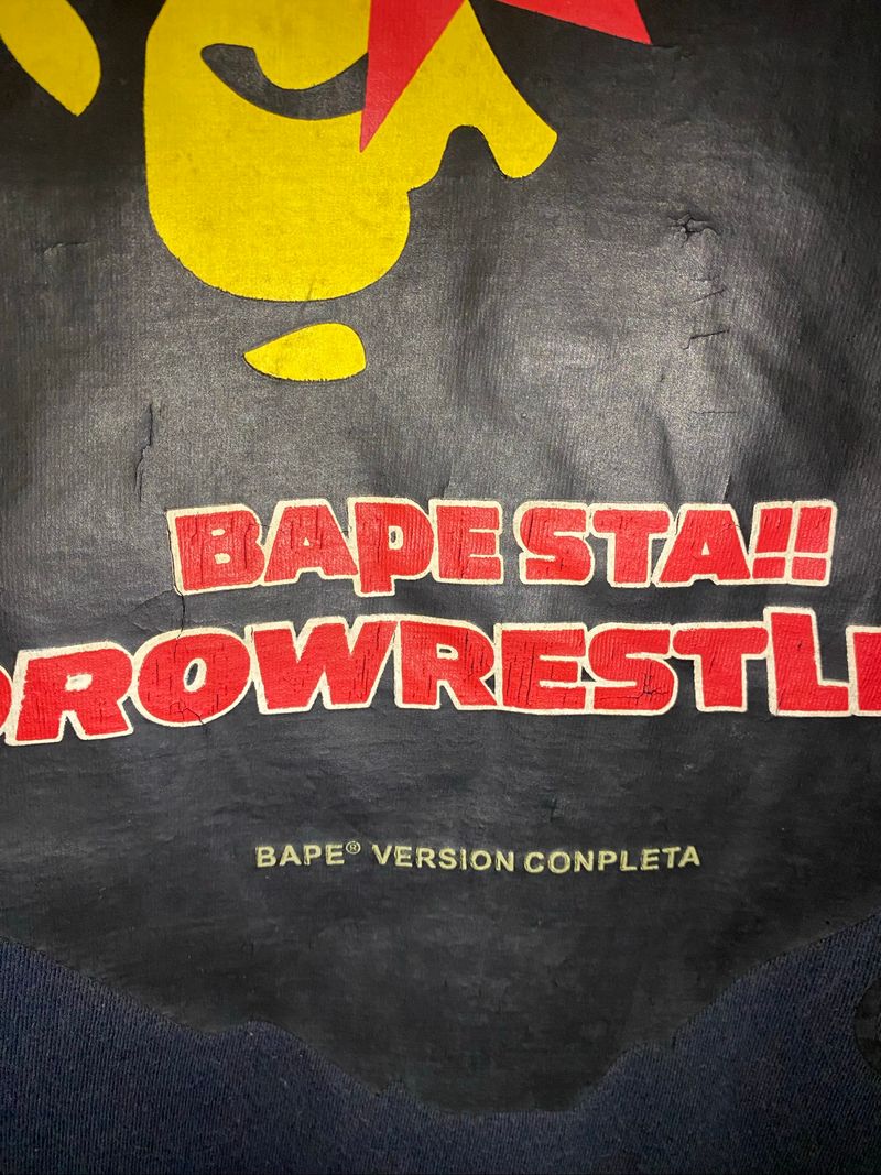 Longsleeve BAPE STA Prowrestling, foto 3