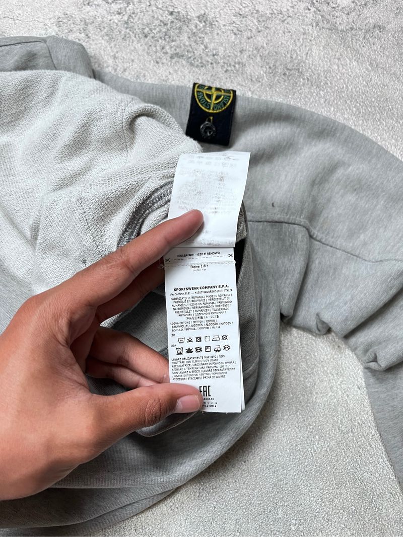 Hoodie Zipper Stone Island Junior, foto 6