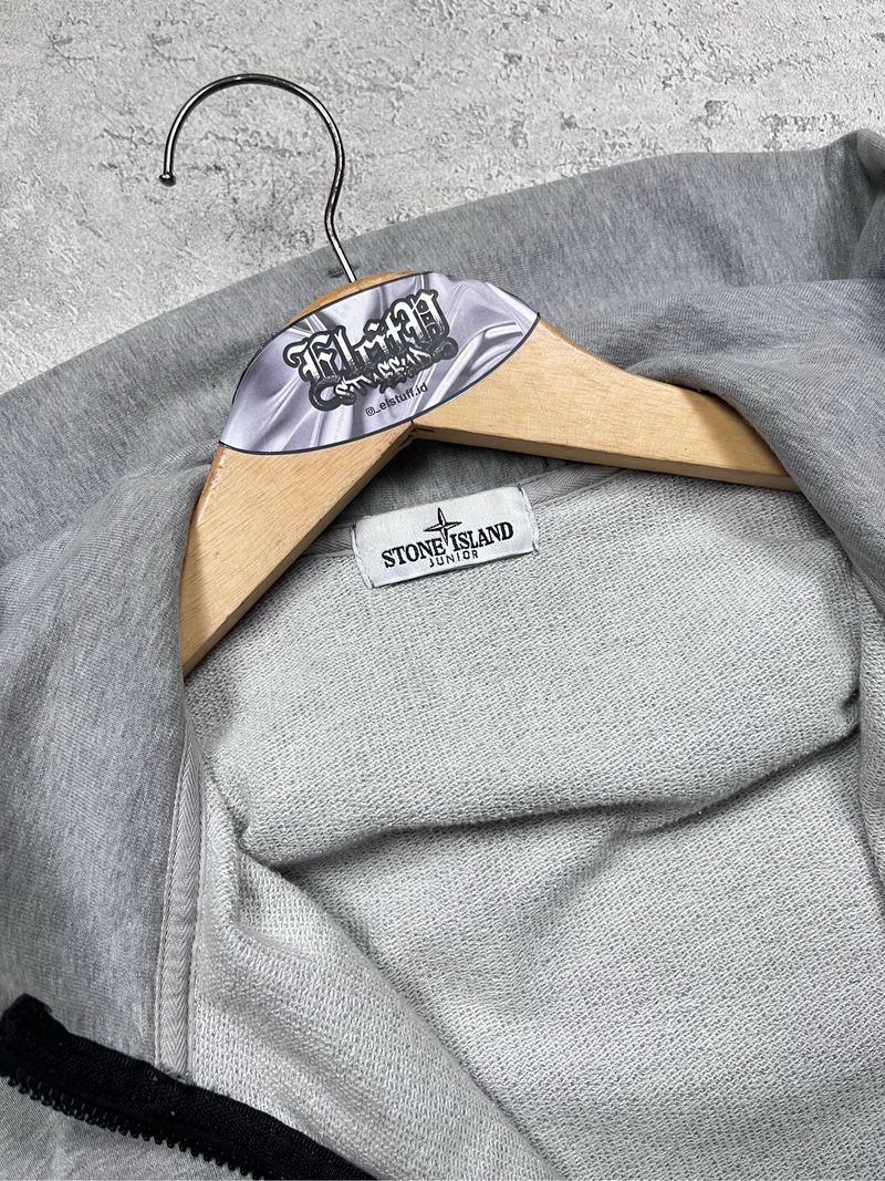 Hoodie Zipper Stone Island Junior, foto 4