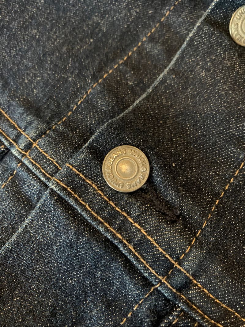 Uniqlo trucker denim jacket navy, foto 7