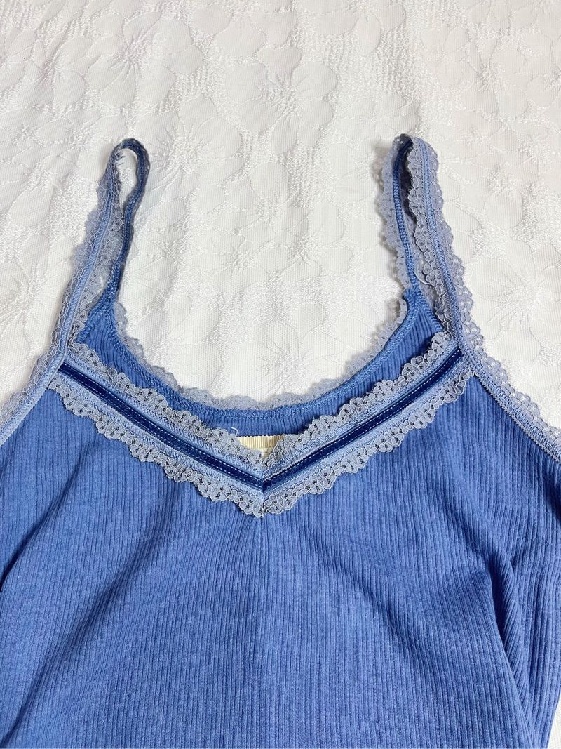 𓇼 Abercrombie Blue Lace Tanktop, foto 2