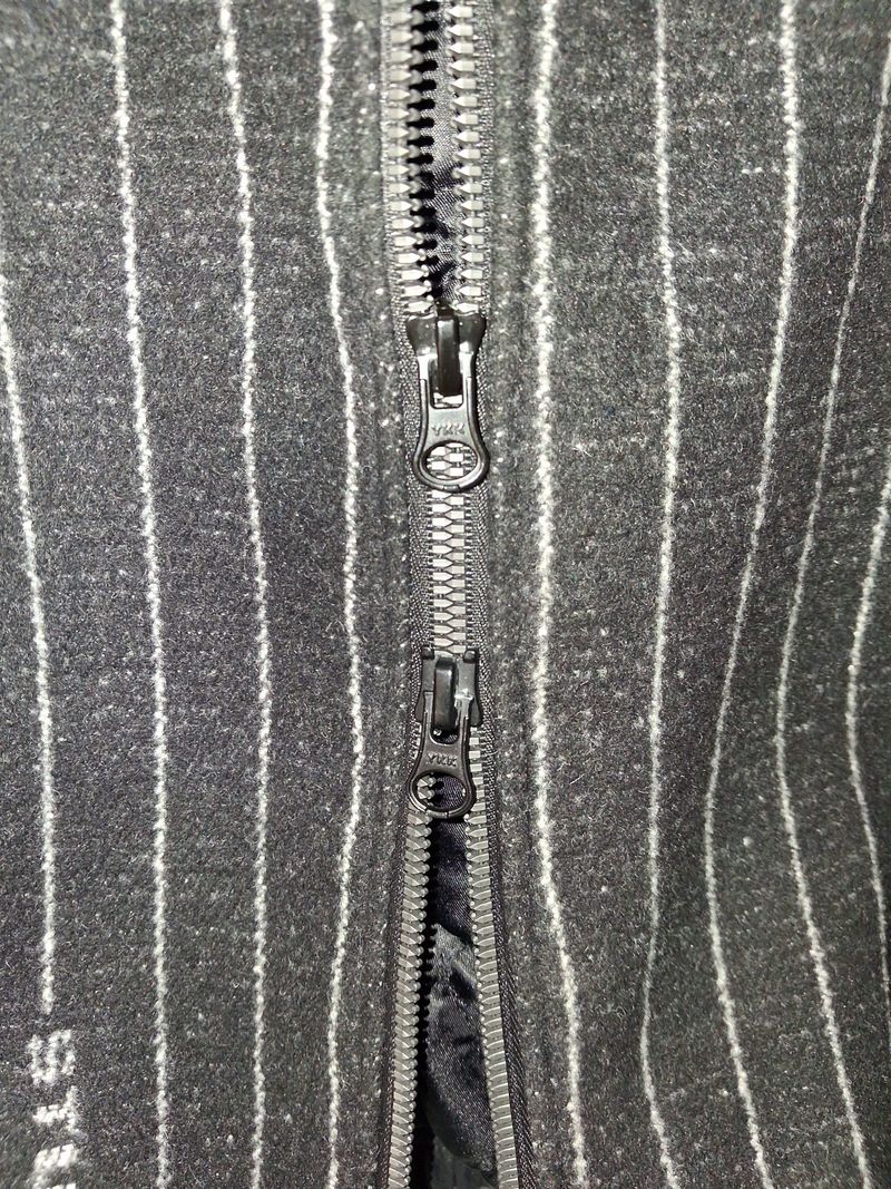 Stussy x nike striped wool jacket, foto 5