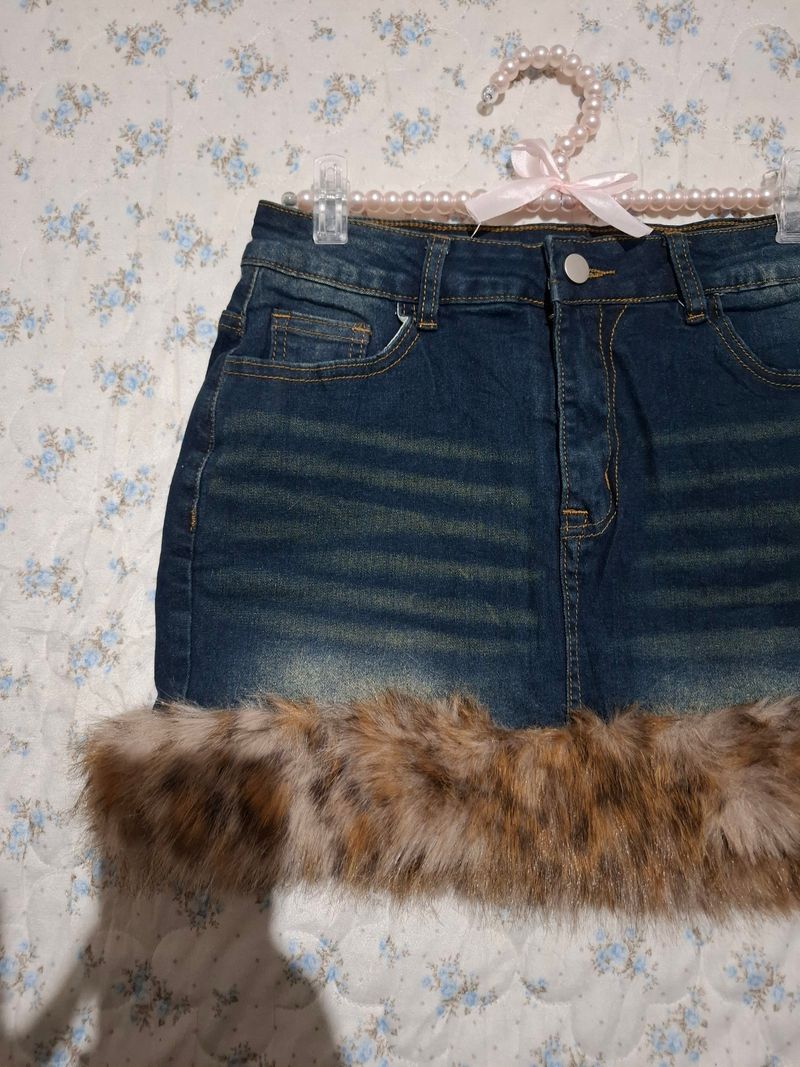 ִֶָ. ..𓂃 ࣪ ִֶָ🕊་༘࿐ Fur Skort by Romwe ִֶָ. ..𓂃 ࣪ ִֶָ🕊་༘࿐, foto 3