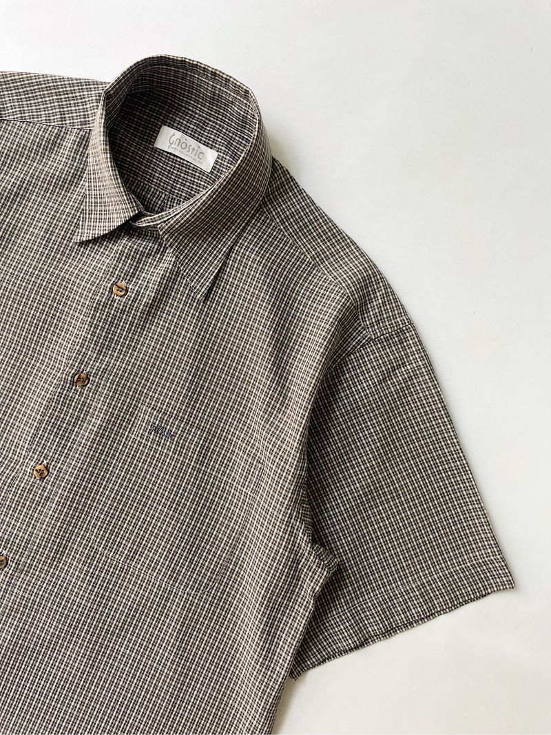 Gnostic multiplaid boxy shirt, foto 4
