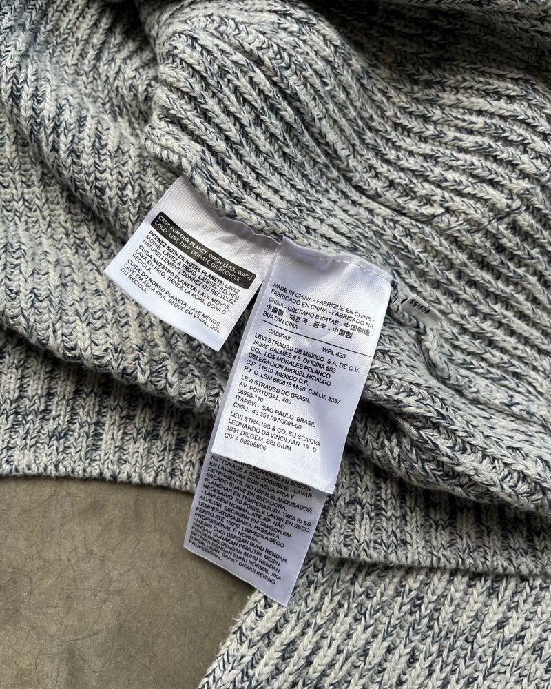 LEVI’S Double Zip knitwear Grey, foto 5