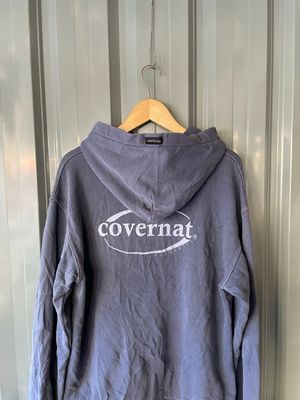 Covernat hoodie blue wash medium