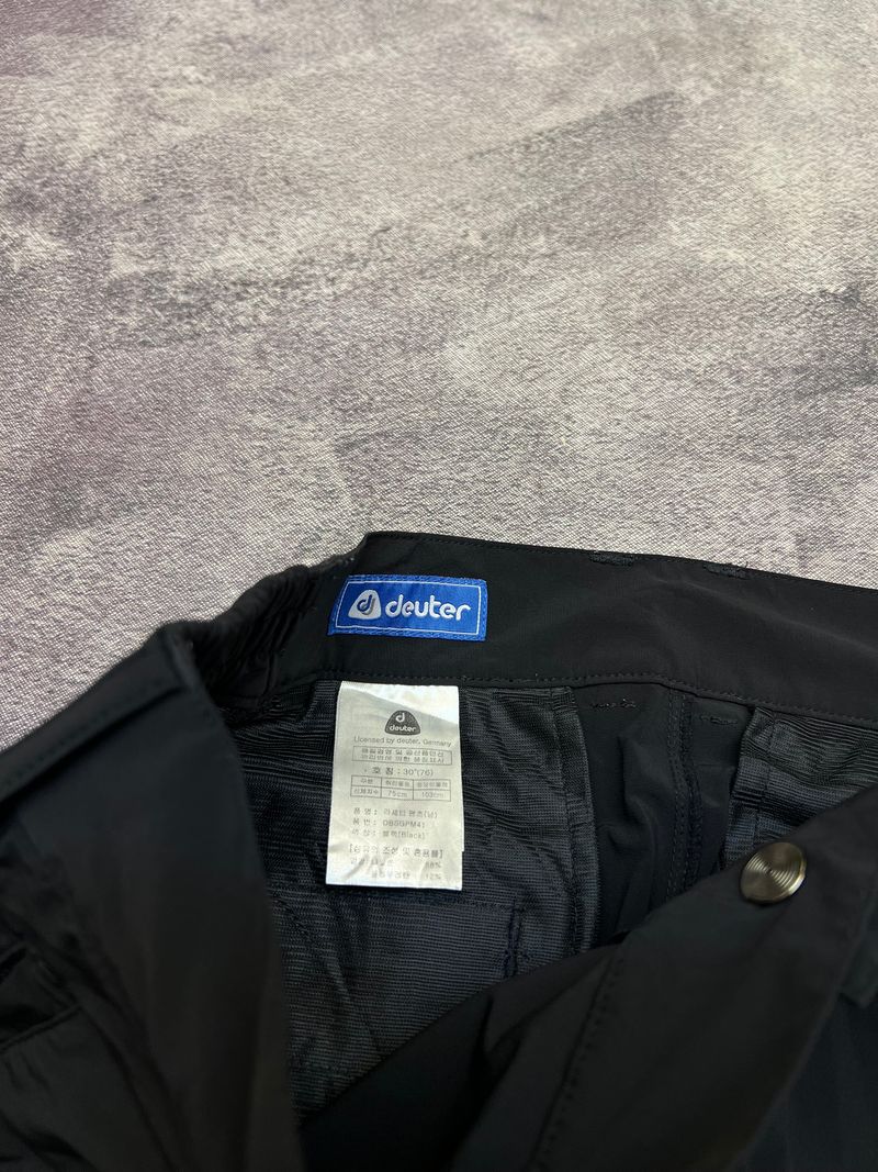 Deuter Gorpcore Casual Tracksuit Pria black, foto 8