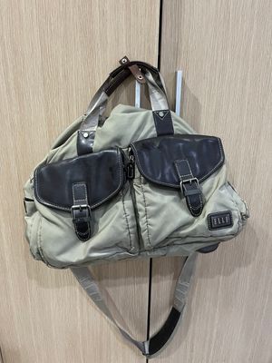 ELLE Vintage Casual Bag Pria green gray