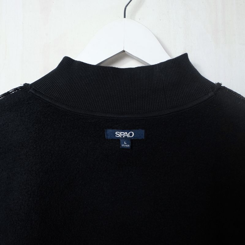 Spao Sweatshirt Pria black, foto 3
