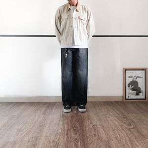 KOREAN BRAND BLACK WASH JEANS