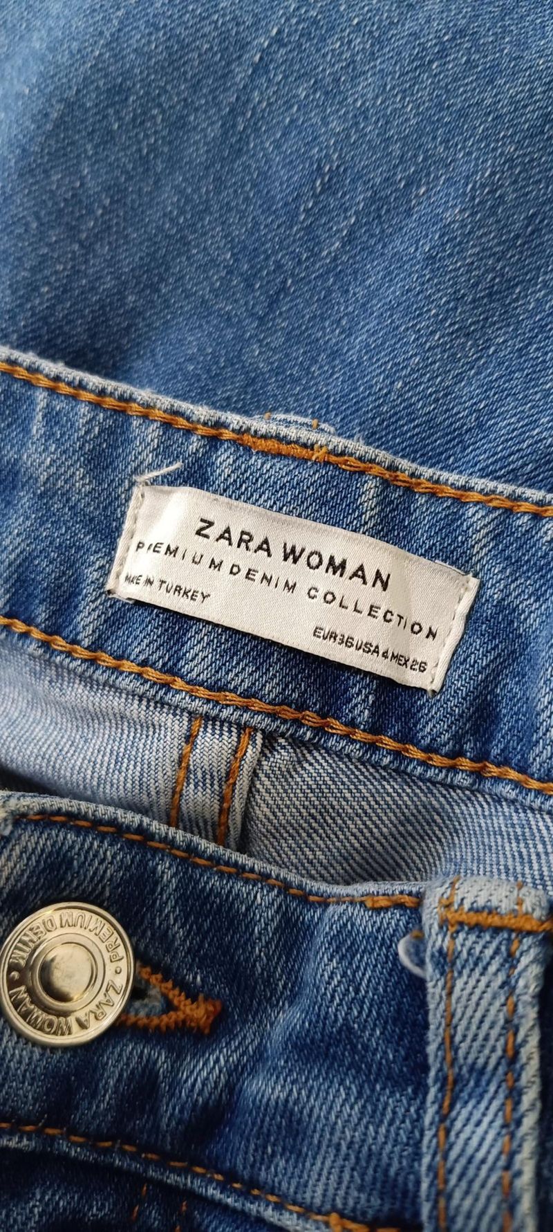 Zara embroidery jeans, foto 3