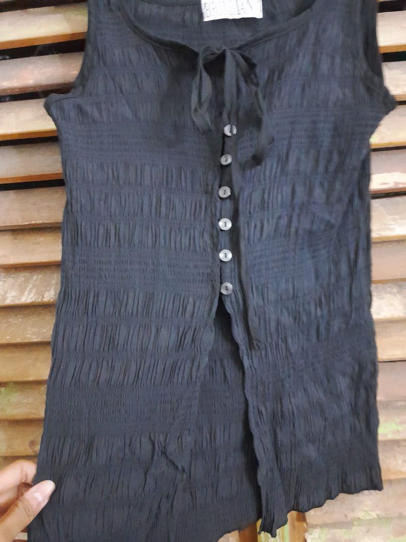 Clean girl black top, foto 2