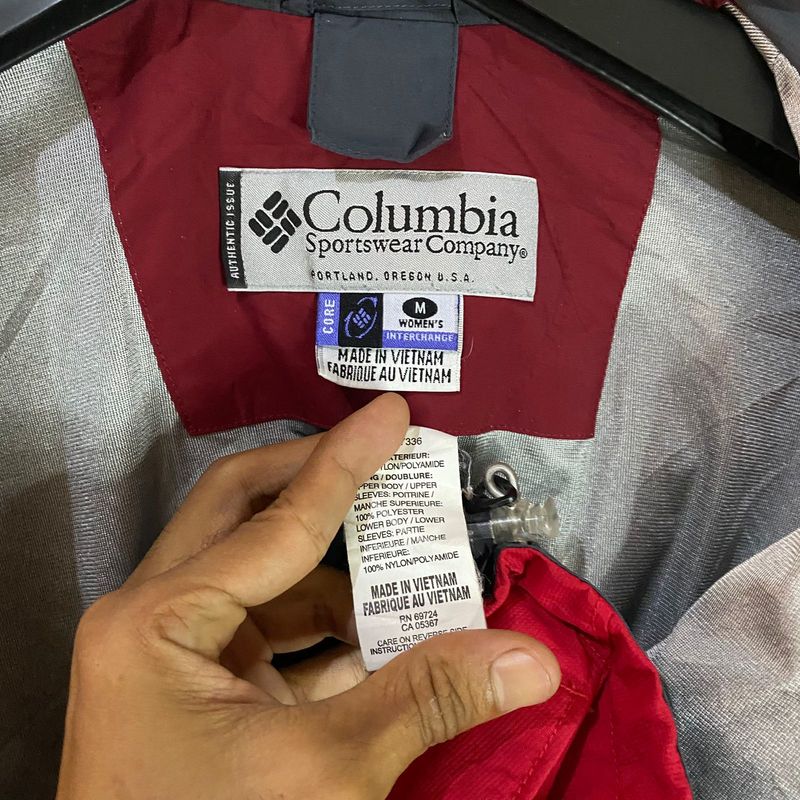 Columbia Casual Windbreaker Pria red, foto 4