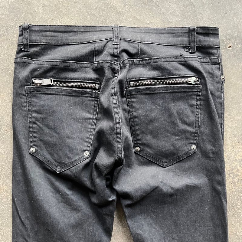 Saint laurent black waxed jeans, foto 9