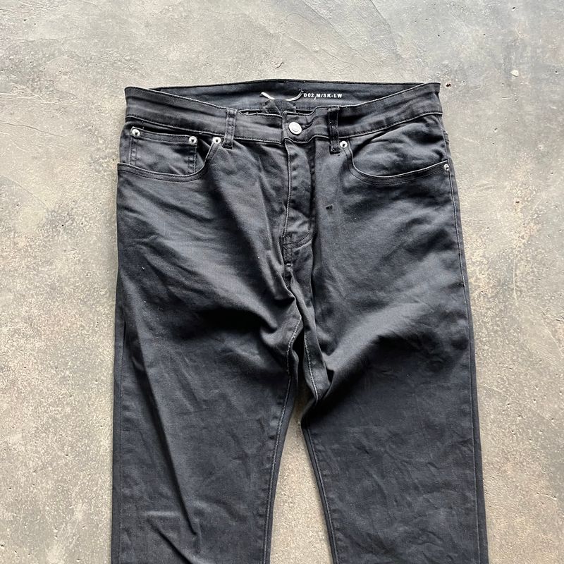 Saint laurent black waxed jeans, foto 3