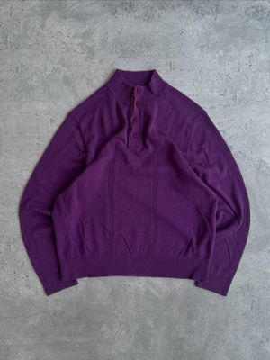 J.Polack knitwear basic half button sweater