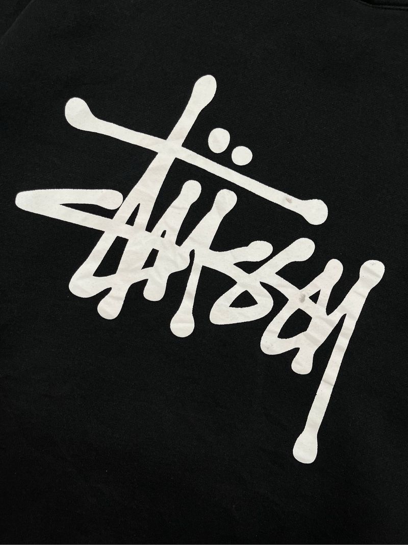 Hoodie Stussy Basic Black Fashion, foto 4