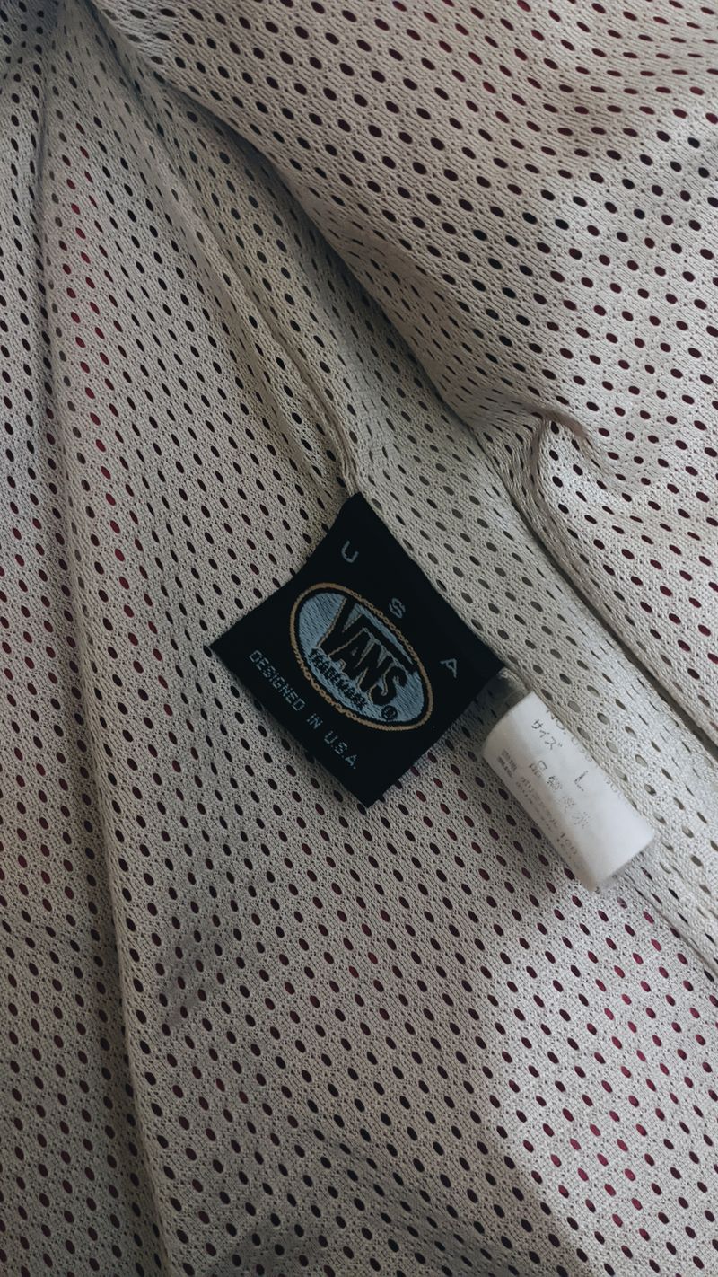 VANS Vintage Windbreaker Pria red, foto 4