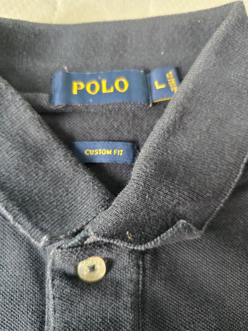 Kaos kerah polo , hitam, foto 2