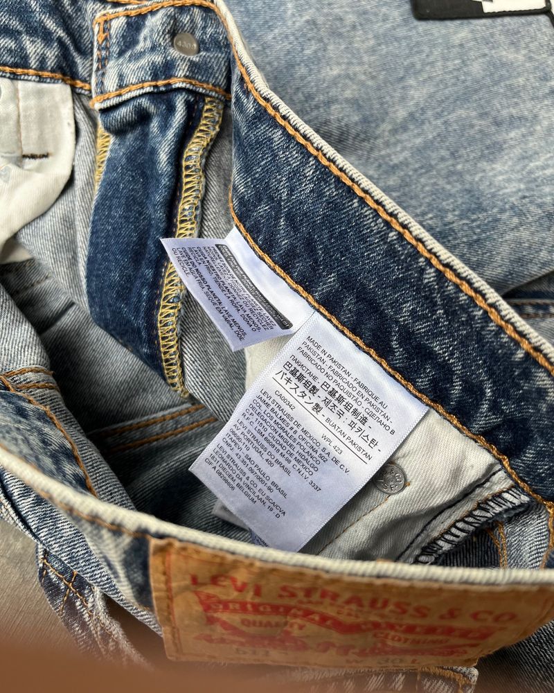 2018 LEVIS 511 Patchwork “Black Against Racism” Denim, foto 5