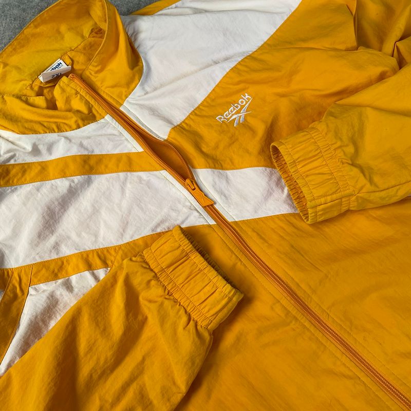 Windbreaker  vector track jacket Reebok big logo rare colour, foto 6