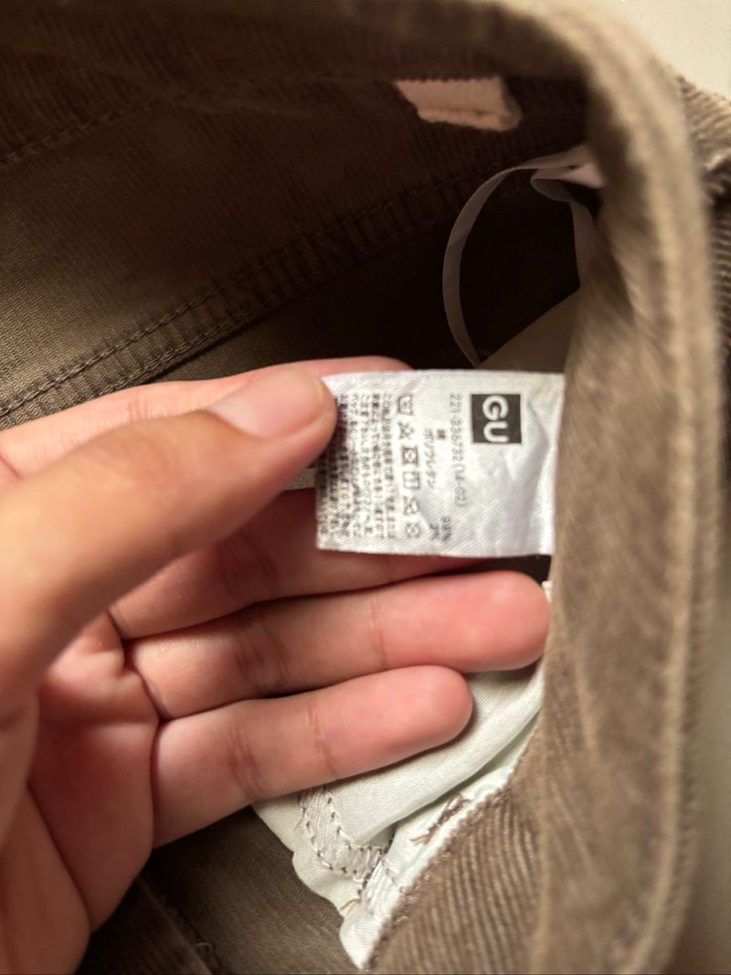 Corduroy bootcut uniqlo, foto 4