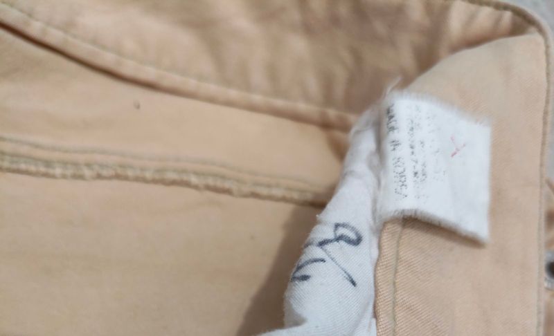 Bootcut Chinos Cream Cotton Stretch Pants, foto 7