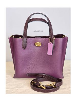 Coach Luxury Casual Tote bag Wanita purple