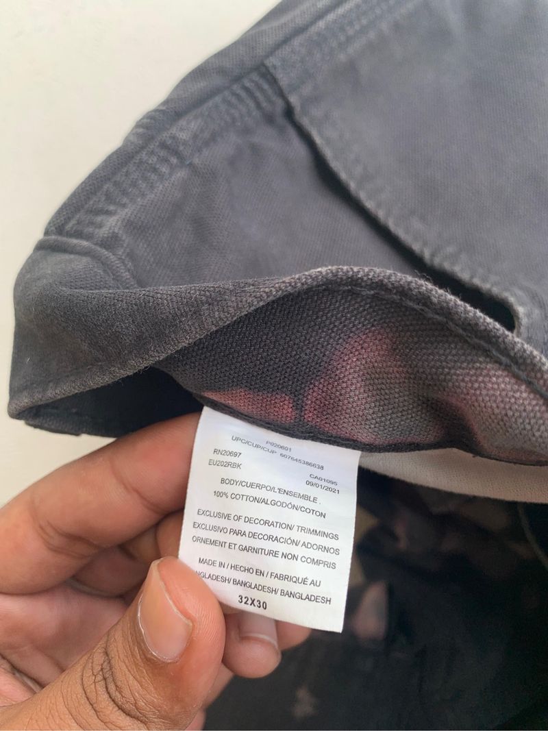 2021' Painted Dickies Canvas Carpenter Bk, foto 6