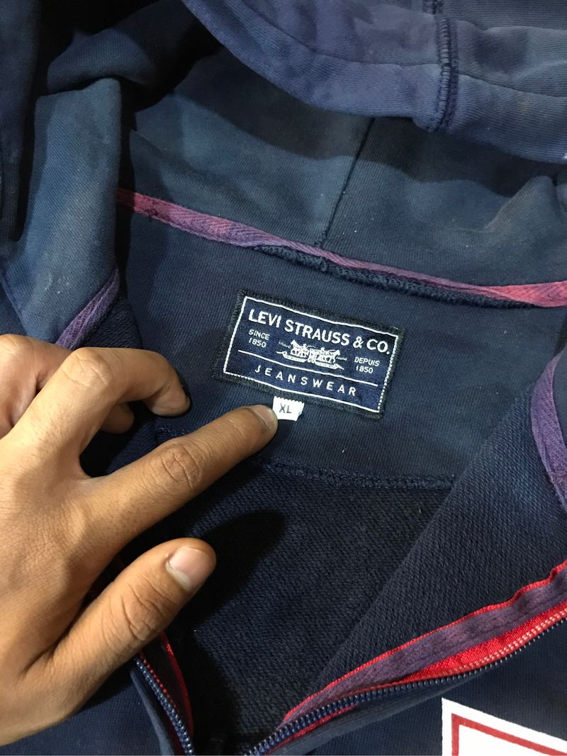 Hoodie levis navy, foto 4