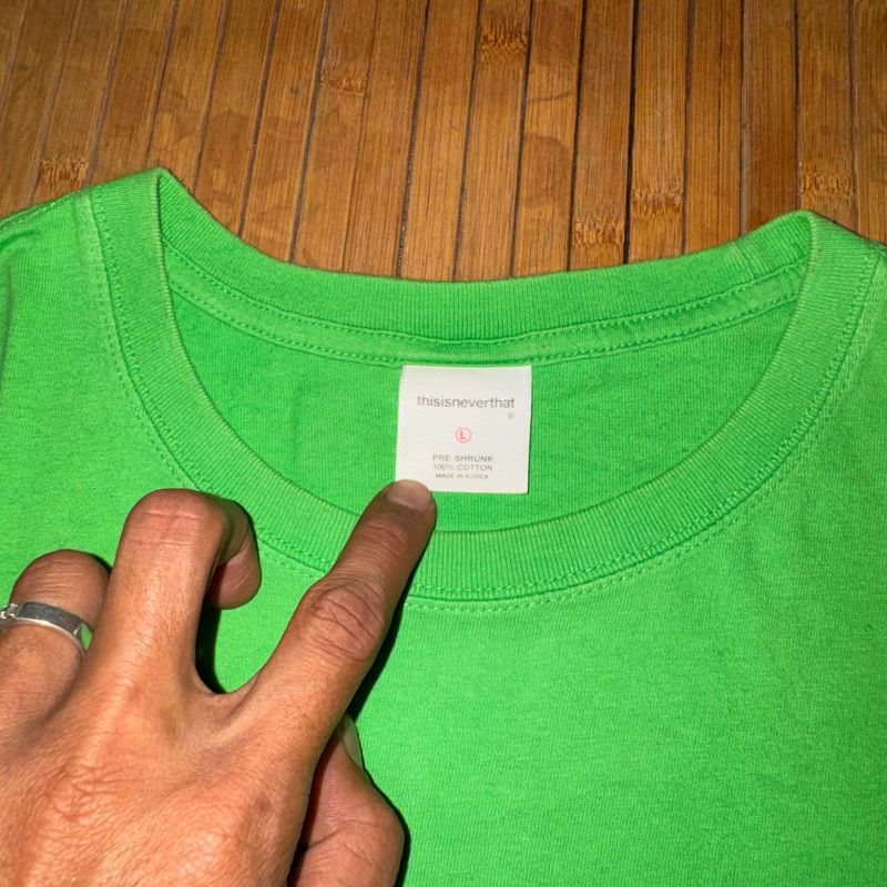 THISISNEVERTHAT STREETWEAR SKATEBOARDING BASIC SMALL LOGO SH, foto 3