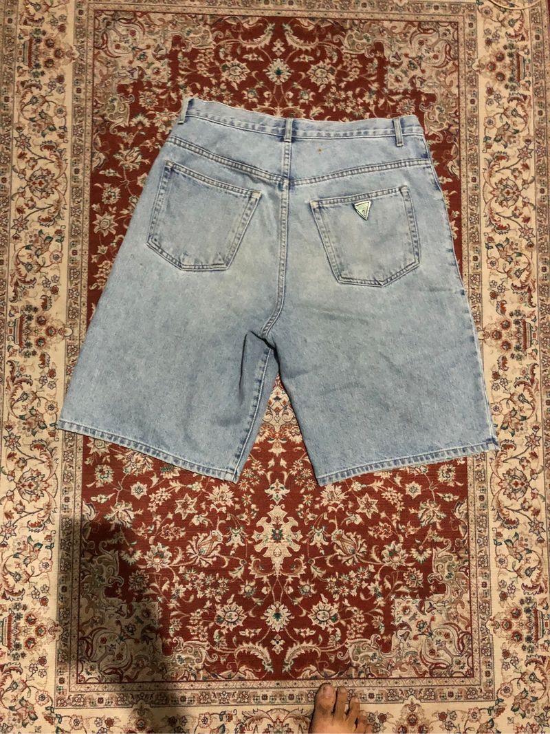 VTG JORTS GU*SS DENIM BLUE, foto 3