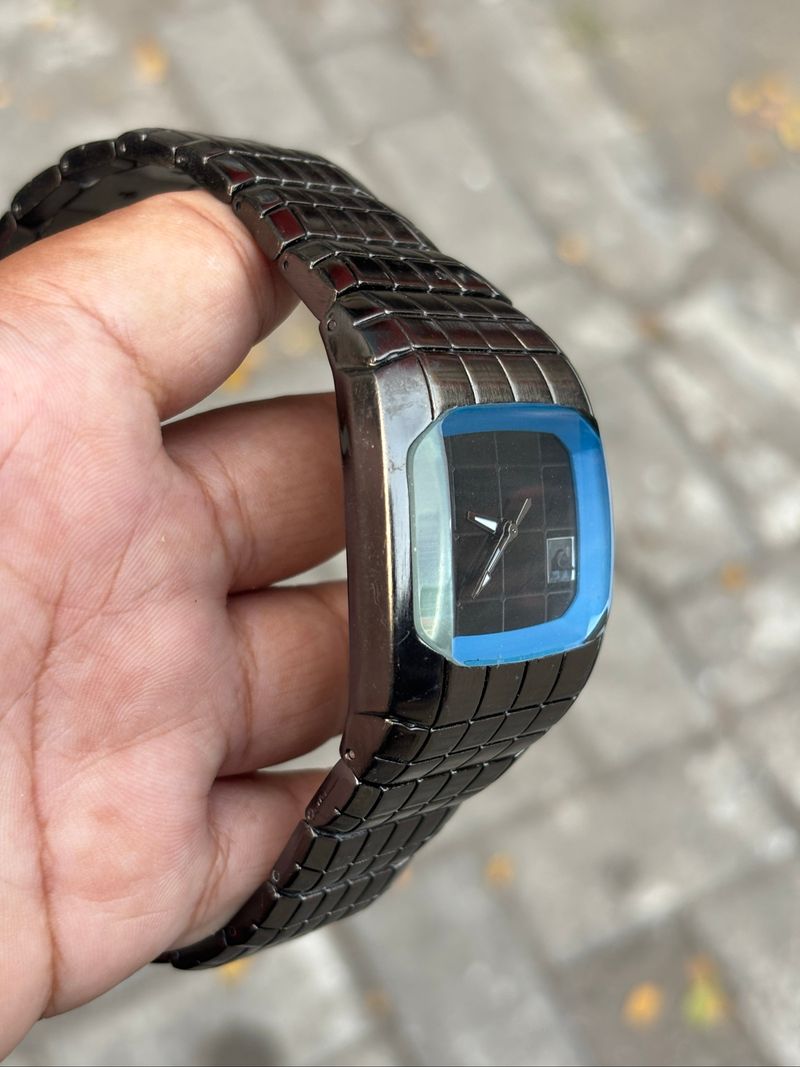 JAM TANGAN QUIKSILVER RUBIC ANALOG (BLACK BLUE), foto 3