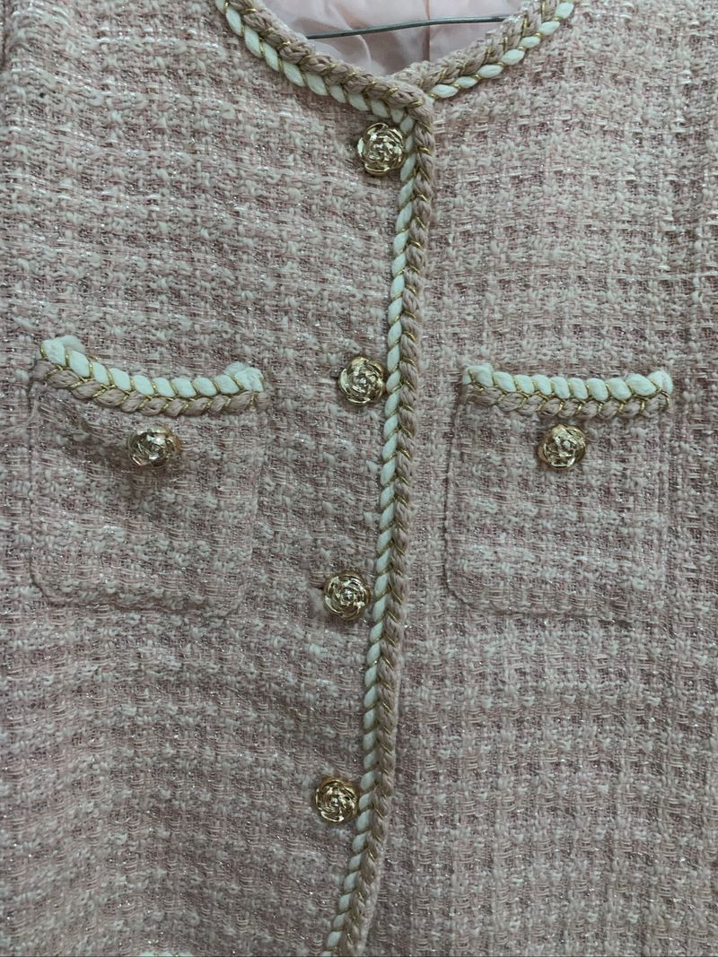 blazer tweed pink, foto 3