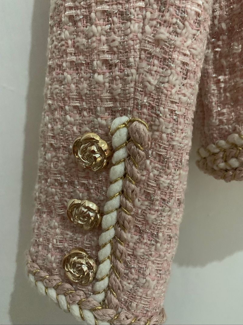 blazer tweed pink, foto 4