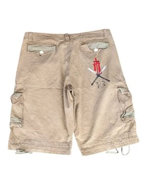 NOSTRE - Celana Kargo Pendek Y2K Coklat Size 42